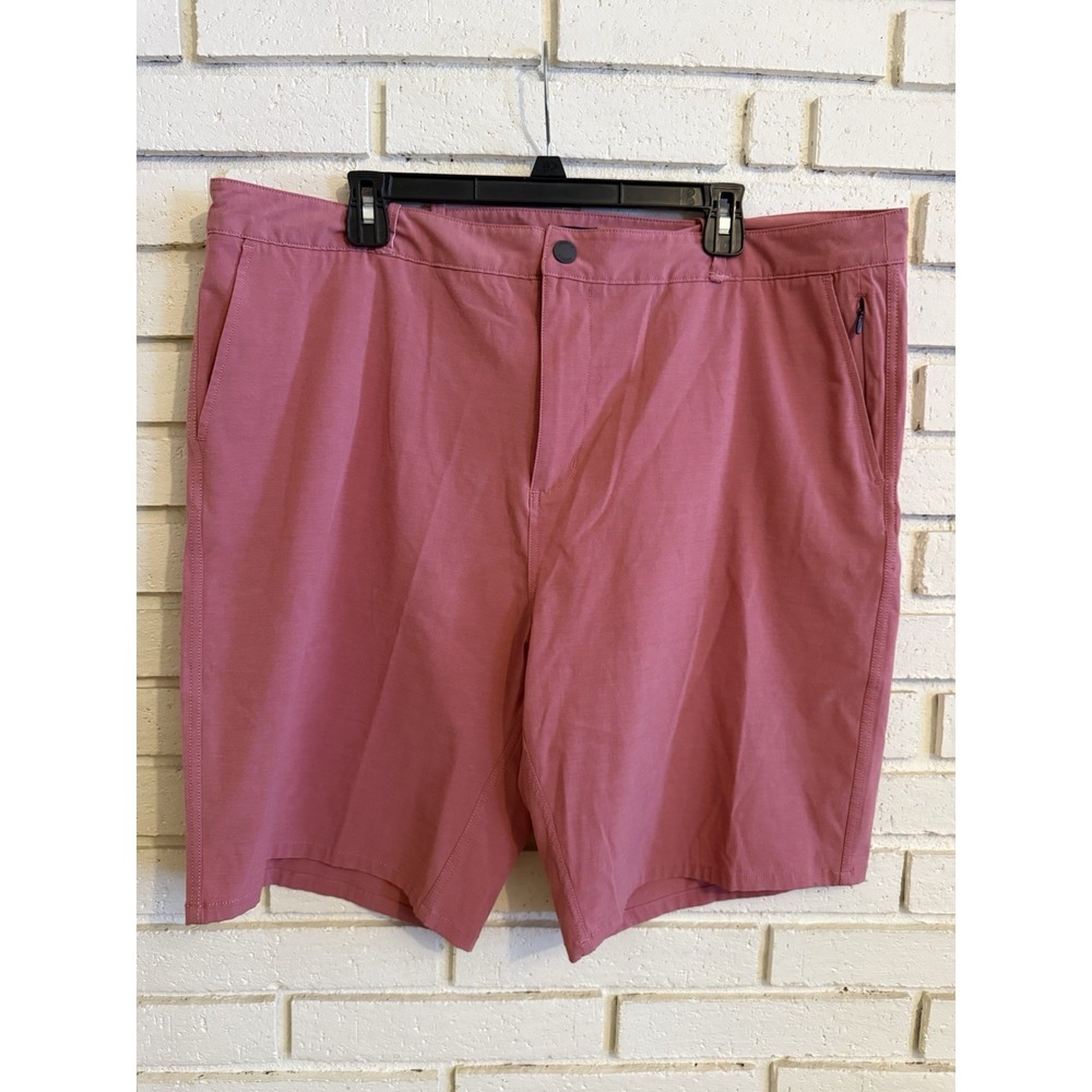 Johnnie-O Malibu Red Shorts Men's Size 40 Stretch Casual Lightweight 9" Inseam